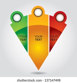Communication concept - template with space area