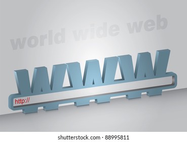 Communication concept - web icon with editable surface