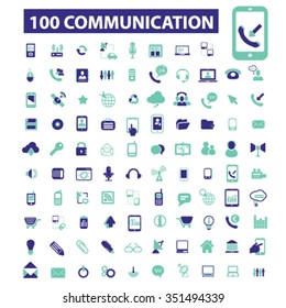 Kommunikation, Verbindung, Geschäftsgespräch, Chat, Telefon, Nachricht, Kontakt, Technik, Gadget, Telefon, Verbindung, Technologie, Mobilsymbole, Vektorset
