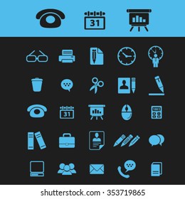 Kommunikation, Verbindung, Geschäftsgespräch, Chat, Telefon, Nachricht, Kontakt, Technik, Gadget, Telefon, Verbindung, Technologie, Mobilsymbole, Vektorset
