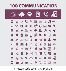 Communication, connect,  business talking, calling, chat, phone, message, contact, technology, gadget, telephone, connection, technology, mobile icons, signs vector set
