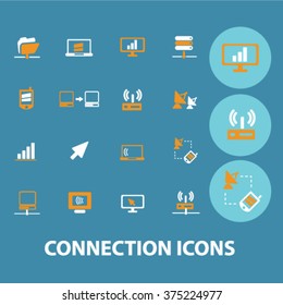 Communication, connect,  business talking, calling, chat, phone, message, contact, technology, gadget, telephone, connection, technology, mobile icons, signs vector set
