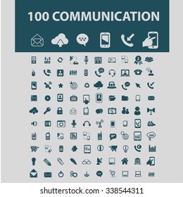 communication, connection, network  icons, signs vector concept set for infographics, mobile, website, application
