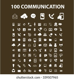 communication, connection, network  icons, signs vector concept set for infographics, mobile, website, application
