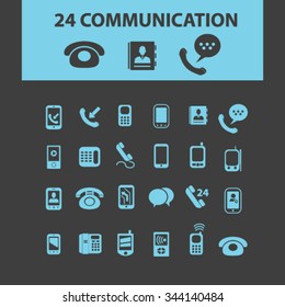 communication, connection, network  icons, signs vector concept set for infographics, mobile, website, application
