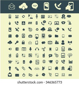 communication, connection, network  icons, signs vector concept set for infographics, mobile, website, application
