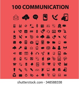 communication, connection, network  icons, signs vector concept set for infographics, mobile, website, application
