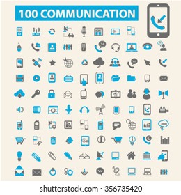 comunicação, conexão, ícones de rede, sinais vetor conceito definido para infográficos, móvel, site, aplicativo

