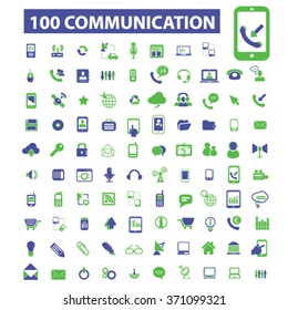 communication, connection, network  icons, signs vector concept set for infographics, mobile, website, application 