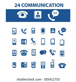 communication, connection, technology, mobile  icons, signs vector concept set for infographics, mobile, website, application

