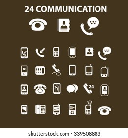 communication, connection, technology, mobile  icons, signs vector concept set for infographics, mobile, website, application

