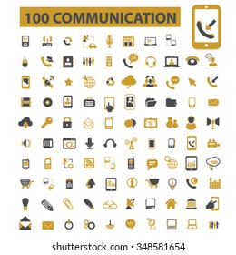 communication, connection, technology, mobile  icons, signs vector concept set for infographics, mobile, website, application