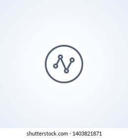 Communication, connection, vector best gray line icon on white background, EPS 10