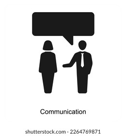 Communication and conversation icon concept