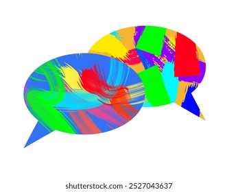 Comunicação e conversas entre nós sobre vários tópicos
