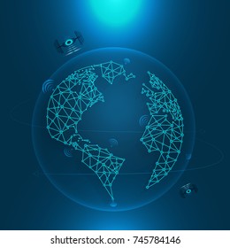 Communication covers all areas of the world.