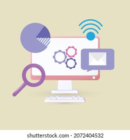 communication data business management mobile web online 