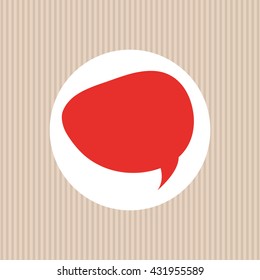 Communication design. bubble icon. Colorful design