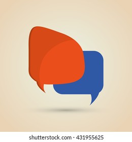 Communication design. bubble icon. Colorful design