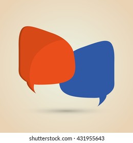 Communication design. bubble icon. Colorful design