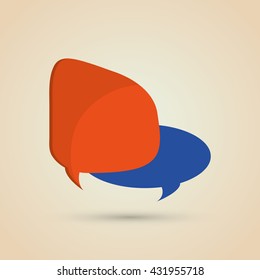 Communication design. bubble icon. Colorful design