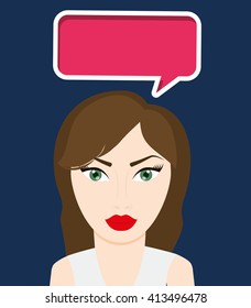 communication design. bubble icon. conversation concept 