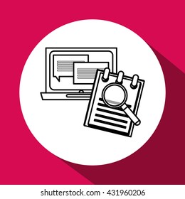 communication design. bubble icon. Isolated illustration 