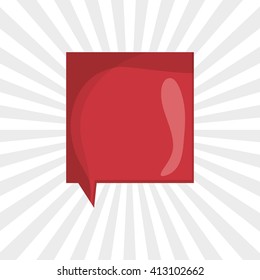 Communication design. bubble icon. talk and comic concept
