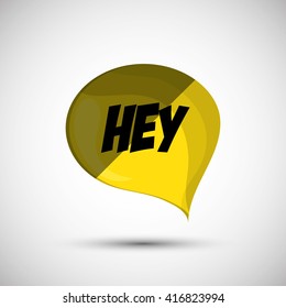 Communication design. bubble icon. talk and comic concept