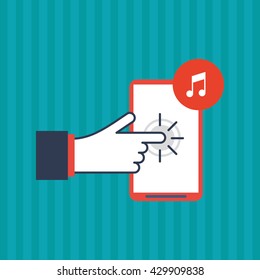 Communication design. Cursor icon. Colorful illustration , vector