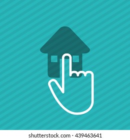 Communication design. Cursor icon. Colorful illustration , vector