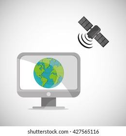 Communication design. Internet concept. Isolated illustration