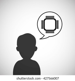 Communication design. Internet concept. Isolated illustration
