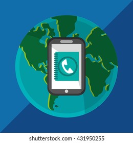 Communication design. Internet concept. Isolated illustration, vector