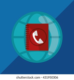Communication design. Internet concept. Isolated illustration, vector