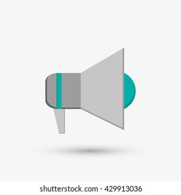 Communication design. Media icon. Flat illustration