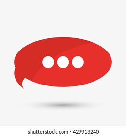 Communication design. Media icon. Flat illustration