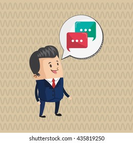 Communication design. Media icon. Flat illiustration, vector graphic