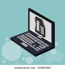 Communication design. Media icon. Flat illiustration, vector graphic