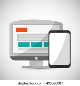 Communication design. Media icon. Flat illiustration, vector graphic