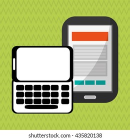 Communication design. Media icon. Flat illiustration, vector graphic