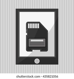 Communication design. Media icon. Flat illiustration, vector graphic