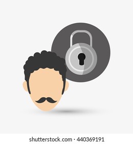 Communication design. Media icon. Flat illustration