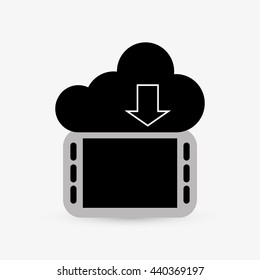 Communication design. Media icon. Flat illustration