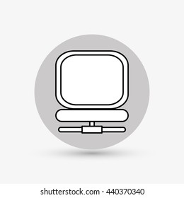 Communication design. Media icon. Flat illustration, vector 