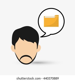 Communication design. Media icon. Flat illustration, vector 