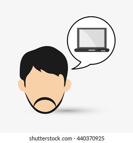 Communication design. Media icon. Flat illustration, vector 