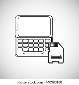 Communication design. Media icon. Flat illustration, vector graphic