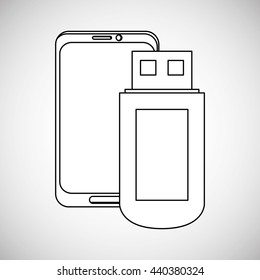 Communication design. Media icon. Flat illustration, vector graphic