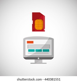 Communication design. Media icon. Flat illustration, vector graphic